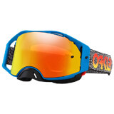 Masque Cross Oakley Airbrake MX Crackle Bleu - Prizm Iridium