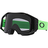 Masque Cross Oakley Airbrake Lite Moto Green - Ecran Fumé Gris