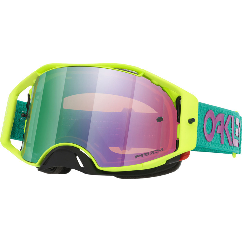Masque Cross Oakley Airbrake MX Celeste B1B - Ecran Prizm Jade