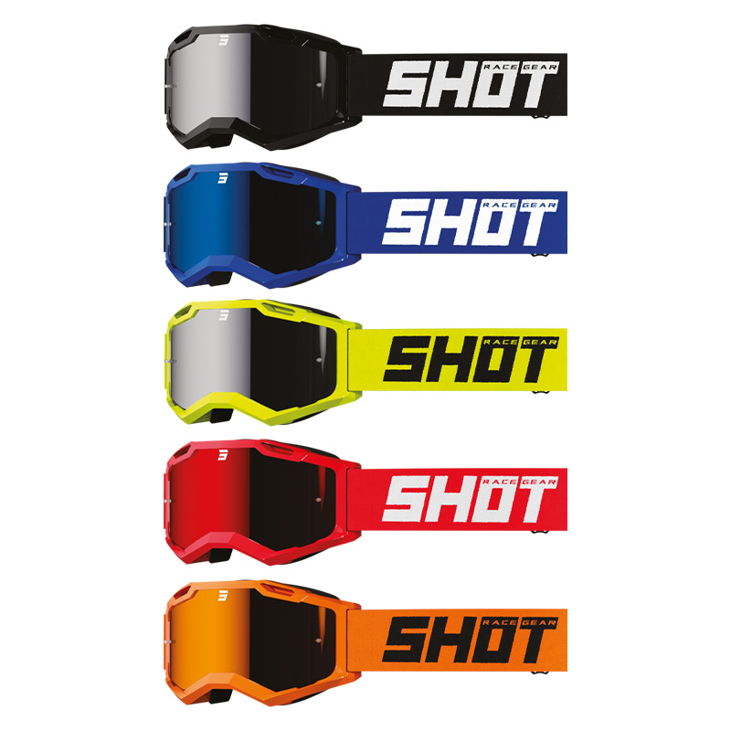 Masque Cross Shot Assault 2.0 - Ecran Chromé
