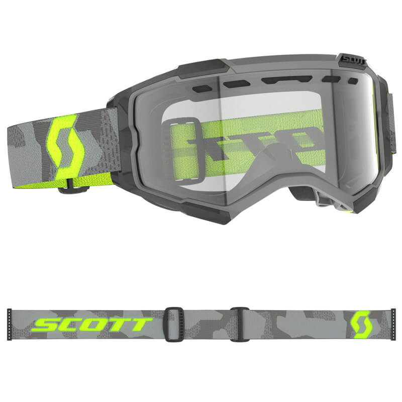 Masque Enduro Scott Fury - Ecran Clair