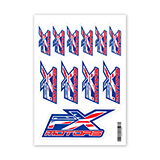 Mini Planche de Stickers FXMOTORS - USA