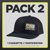 PACK 2 - Casquette FX MOTORS Racing Team - 1 Participation