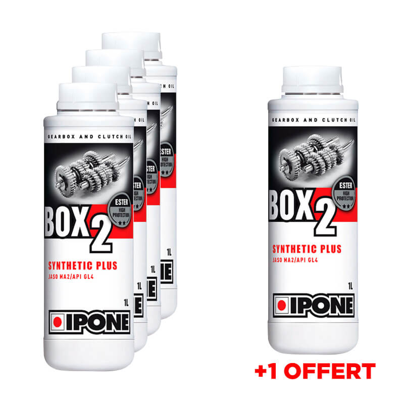 Pack Huile Boîte IPONE BOX 2 - 4 + 1 GRATUIT - FX MOTORS