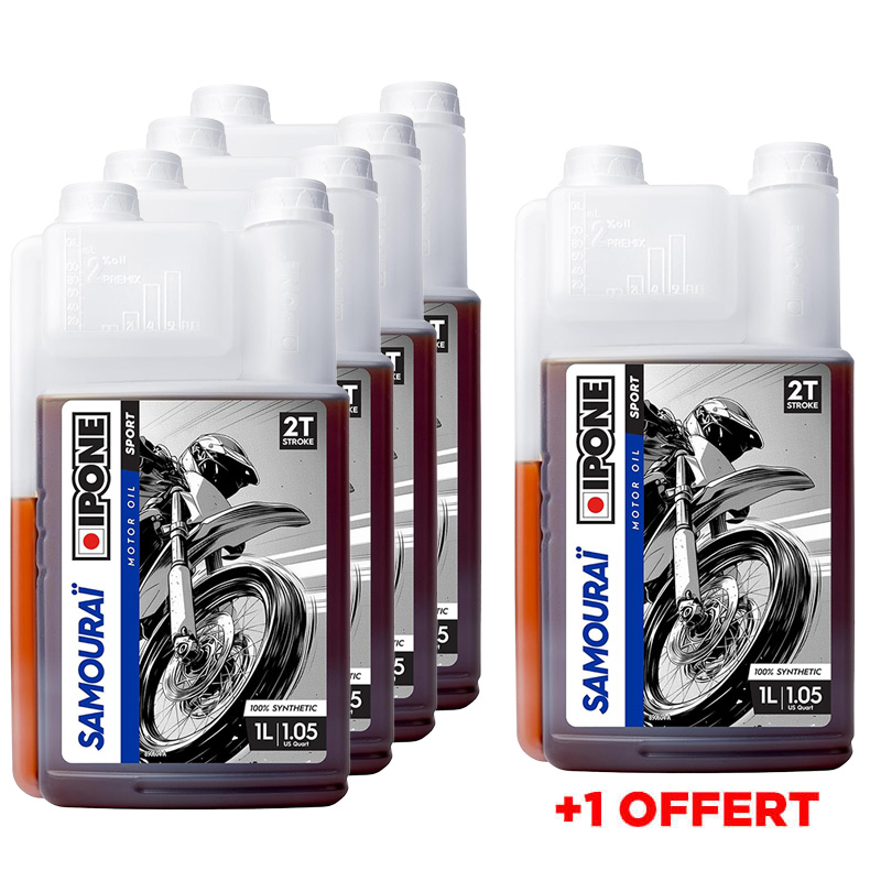 Pack Huile IPONE SAMOURAI - 4 + 1 GRATUIT