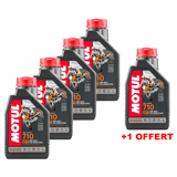 Pack Huile Moteur 2T MOTUL 710 - 4 + 1 GRATUIT