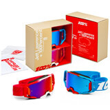 * Pack de 2 Masques Cross 100% Armatic Jett Lawrence LE 2024 *