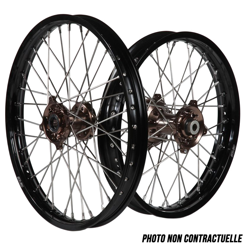 Paire de Roues Motocross Bud Racing 50/65/85cc