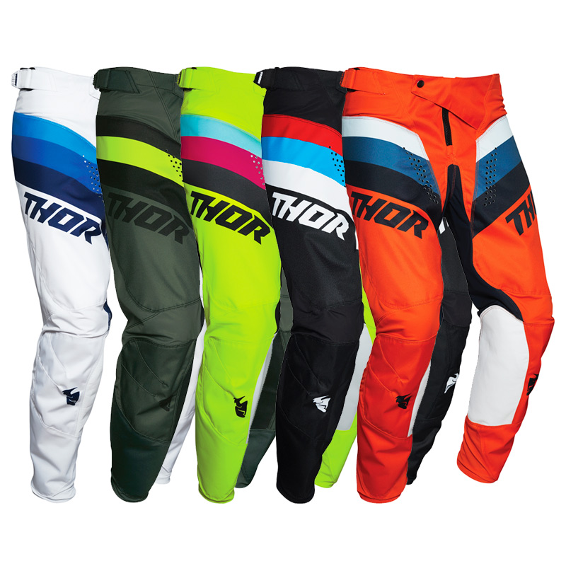 PANTALÓN DE MOTOCROSS THOR SECTOR - VAPOR - RED BLACK 2021