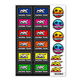 Planche de Stickers FXMOTORS Multicolor