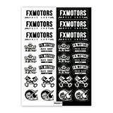 Planche de Stickers FXMOTORS Vintage