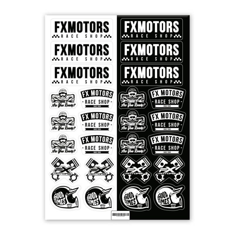 Planche de Stickers FXMOTORS Vintage