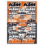 Planche de Stickers - Logos KTM