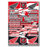 Planche de Stickers - Logos HONDA