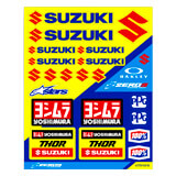 Planche de Stickers Suzuki Sponsors - Zeronine