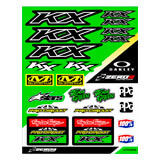 Planche de Stickers Kawasaki Sponsors - Zeronine