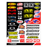 Planche de Stickers Universels Sponsors 3 - Zeronine