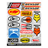 Planche de Stickers Universels Sponsors 6 - Zeronine