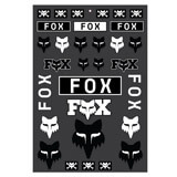 Planche de Stickers Fox Racing Legacy Track Noir