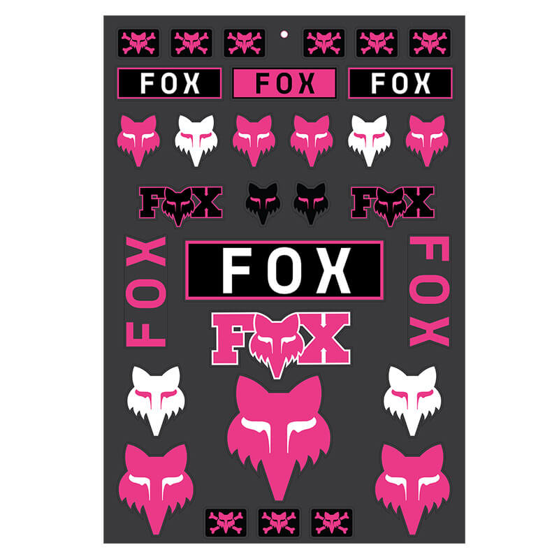 Planche de Stickers Fox Racing Legacy Track Rose