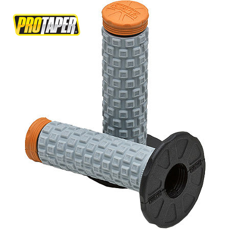 Poignées Pro Taper Pillow Top Grip Noir/Gris/Orange