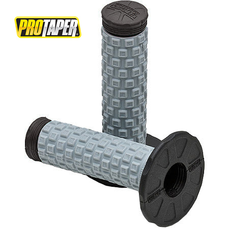 Poignées Pro Taper Pillow Top Grip Noir/Gris/Noir