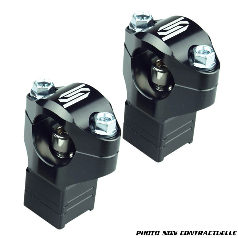 Pontets de Guidon 28.6mm Réglables - SCAR