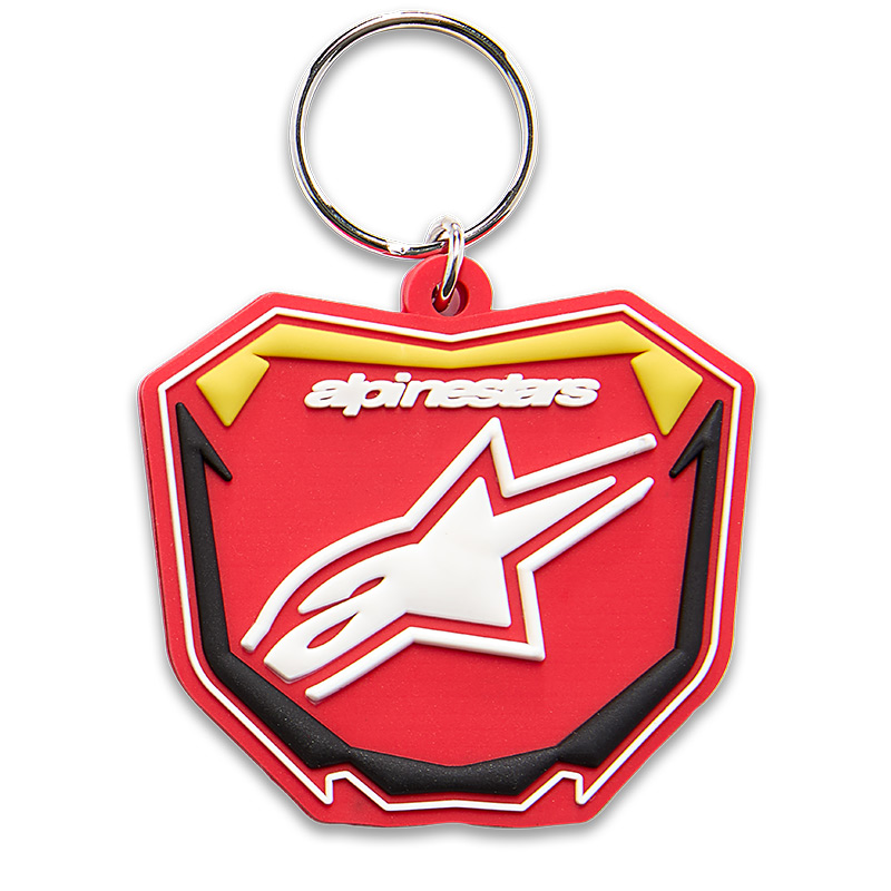 Porte Clés Alpinestars Plate Rouge