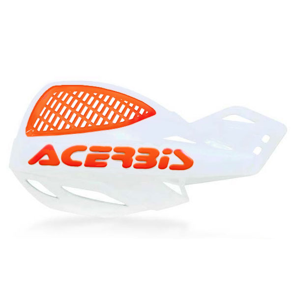 Protège Mains Acerbis Uniko Vented - BLANC/ORANGE