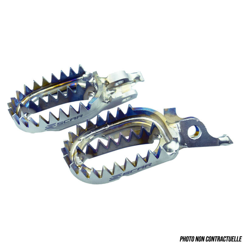 Repose-Pieds Titane Motocross - SCAR