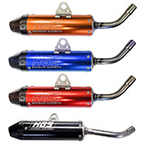 Silencieux Motocross HGS 2 Temps - Embout Carbone