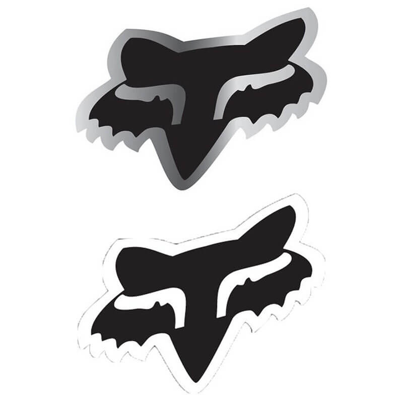 Sticker Fox Racing Head 10cm