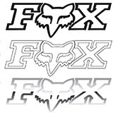 Sticker Fox Racing F-Head-X TDC 45cm