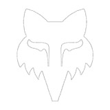 Sticker Fox Racing Head TDC 14cm