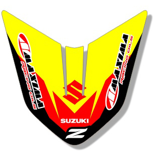 Sticker Garde Boue Avant Zeronine - SUZUKI RM/RMZ