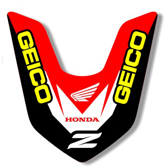 Sticker Garde Boue Avant Zeronine - HONDA CR/CRF