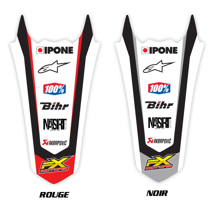 Sticker Garde Boue Arrière FX Racing Line - HONDA CR/CRF