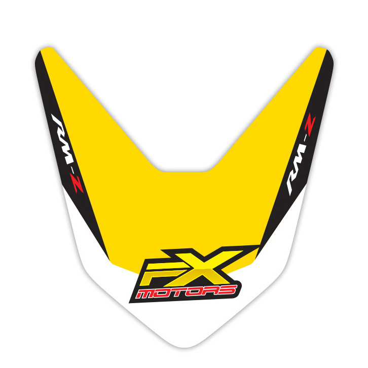 Sticker Garde Boue Avant FX MOTORS Racing Line - SUZUKI RMZ