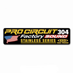 Sticker Silencieux 2 Temps Pro Circuit R-304 Factory