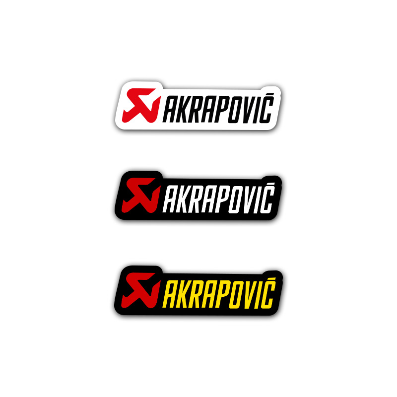 Sticker akrapovic spécial échappement - Équipement moto