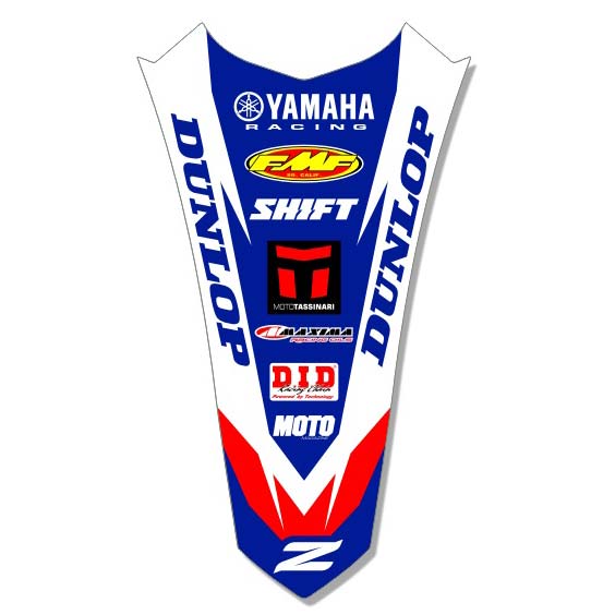 Sticker Garde Boue Arrière Zeronine - Yamaha YZ/YZF