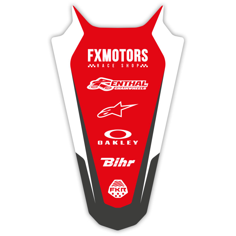Stickers Garde-Boue Arrière FX MOTORS FANTIC RACE - FX MOTORS