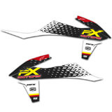 Stickers Ouïes Radiateurs KTM Purestar Blanc - FX MOTORS