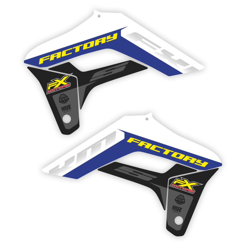 Stickers Ouïes Radiateurs FXMOTORS PURE - SHERCO