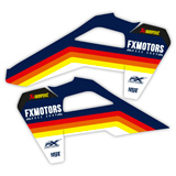 Stickers Ouïes Radiateurs HVA Sunset - FX MOTORS