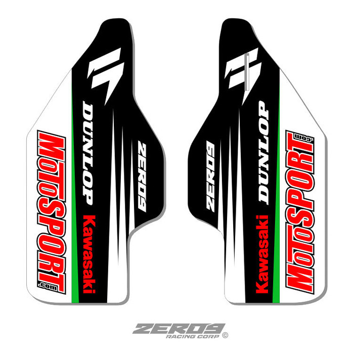 Stickers Protections de Fourche Zeronine Shift 100 - KX/KXF