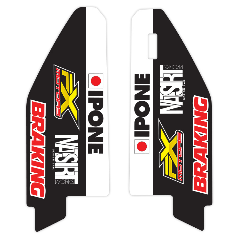 Stickers Protections de Fourche FX Racing Line - SUZUKI RM/RMZ