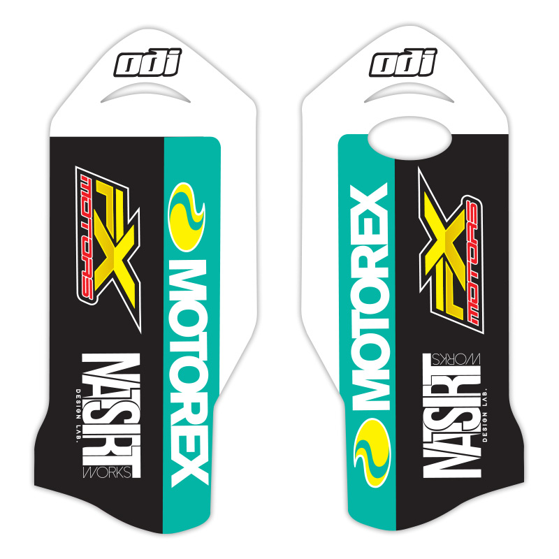 Stickers Protections de Fourche FX Racing Line - KTM