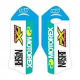 Stickers Protections de Fourche FX Racing Line Blue - KTM