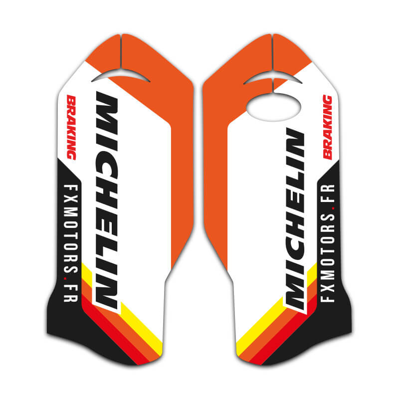 Stickers Protections de Fourche KTM Purestar Orange - FX MOTORS